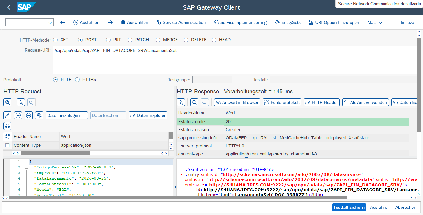 Gateway Client 201 Created